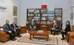 Avrasya Yazarlar Birliği Başkanı Ufuk TUZMAN ve heyeti UNESCO Türkiye Millî Komisyonunda